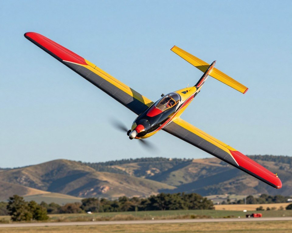 avión RC acrobacias 360