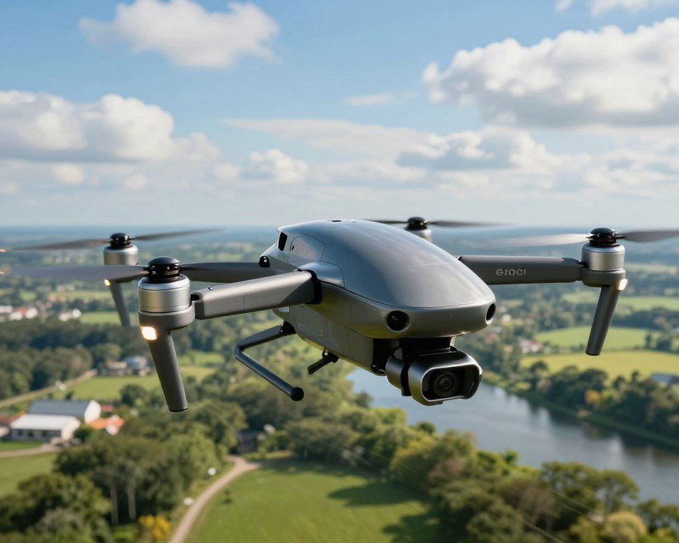 dron con rotación automática