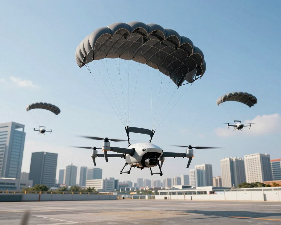 dron con sistema anti caída