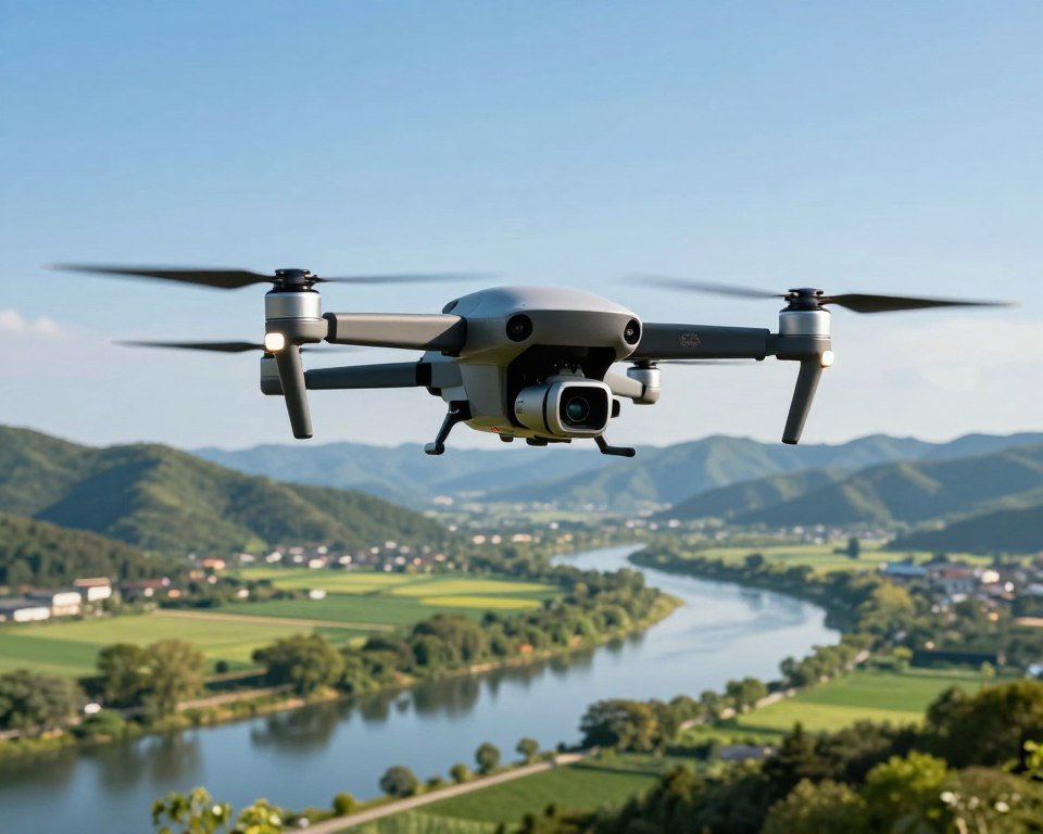 dron con vuelo estable