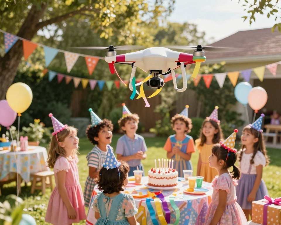 dron para cumpleaños